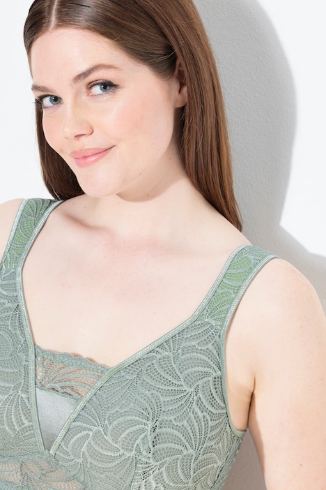 Bralette en dentelle, sans armatures. Bonnet B-F.
