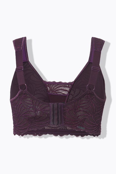 Bralette en dentelle, sans armatures. Bonnet B-F.
