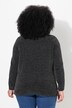 Chenille pullover, oversized, opstaande kraag, lange mouwen