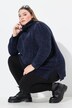 Chenille-genser, oversized, ståkrage, lange ermer
