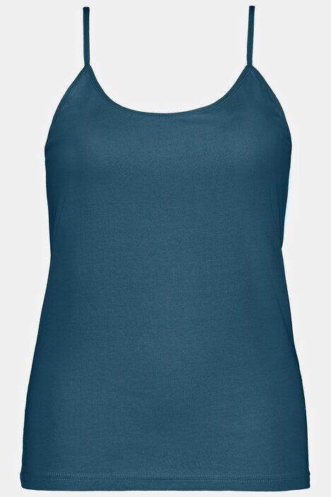 Maillot de corps, col rond, bretelles spaghettis réglables