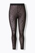 Mesh legging, sterren, transparant, extra elastisch
