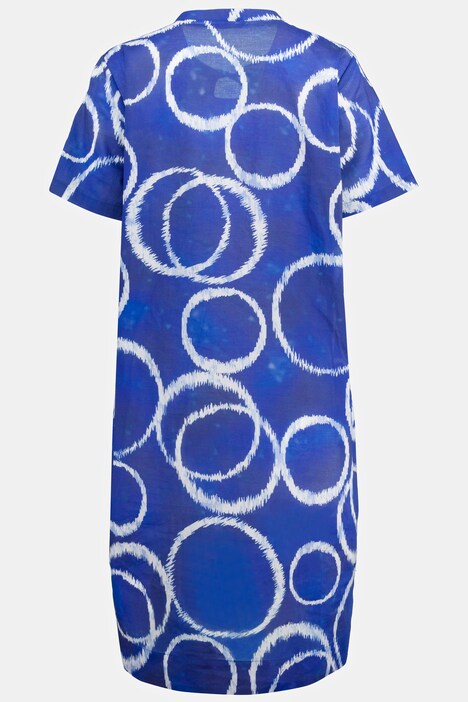 Kleid, Identity, A-Line, Tunika-Ausschnitt, Halbarm