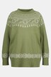 pullover, Noorse dessins, ronde hals, lange mouwen, biologisch katoen