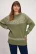pullover, Noorse dessins, ronde hals, lange mouwen, biologisch katoen