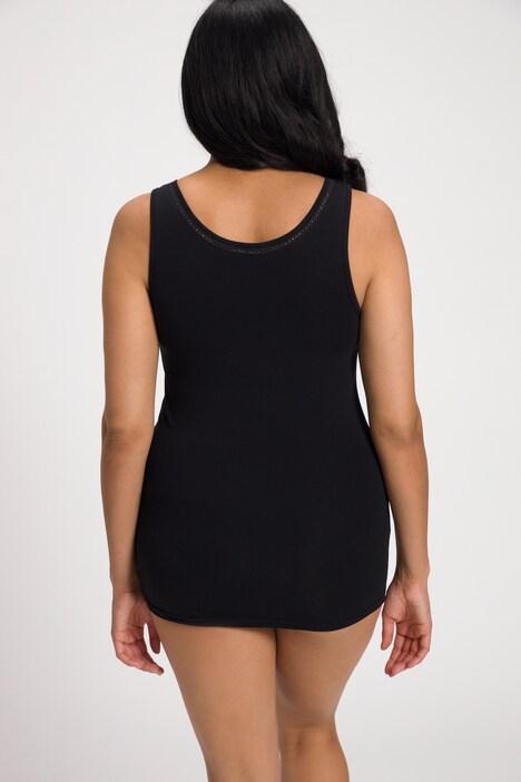 Singlet, blondetopp, v-hals