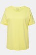 Maglia aderente con davanti doppio, scollo a girocollo e mezze maniche