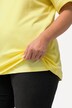 Maglia aderente con davanti doppio, scollo a girocollo e mezze maniche