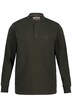 STHUGE henley, kulatý výstřih, knoflíková léga, dlouhé rukávy, do 8XL