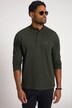STHUGE henley, ronde hals, knopenlijst, lange mouwen, t/m 8 XL