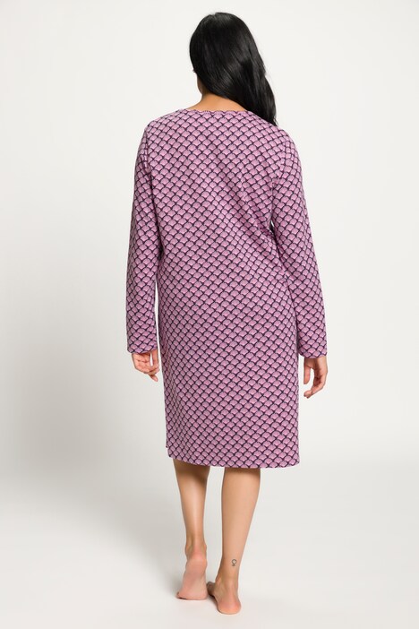 bigshirts, set van 2, tuniek-/V-hals, lange mouwen