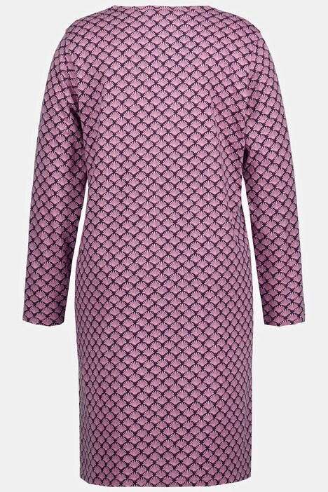 bigshirts, set van 2, tuniek-/V-hals, lange mouwen