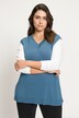 Pull sans manches, profond décolleté en V et fentes sur les côtés