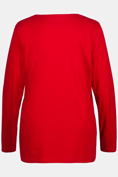 Pyjama, Schriftmotiv, Ski-Muster, Rundhals, 3/4-Arm