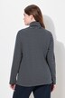 shirt, geribd, slim, colkraag, lange mouwen, biologisch katoen
