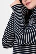 shirt, geribd, slim, colkraag, lange mouwen, biologisch katoen