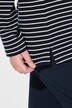 shirt, geribd, slim, colkraag, lange mouwen, biologisch katoen