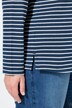 Skjorte, ribbet, slim, turtleneck, langermet, økologisk bomull