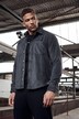 Chemise STHUGE, polaire, coupe Modern Fit, col Kent, jusqu'à 8 XL