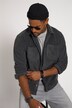 Chemise STHUGE, polaire, coupe Modern Fit, col Kent, jusqu'à 8 XL