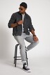 Chemise STHUGE, polaire, coupe Modern Fit, col Kent, jusqu'à 8 XL