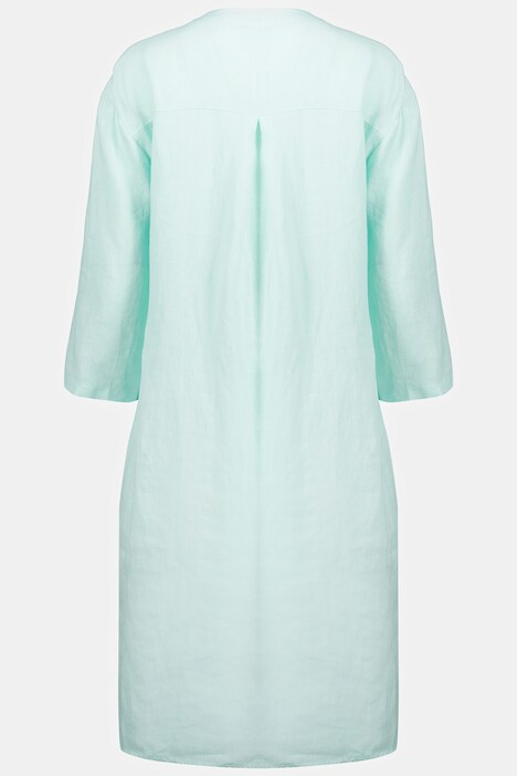 Leinenkleid, Identity, Rundhals, 3/4-Arm