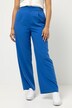 Pantalon, taille haute, jambe large, taille partiellement élastique