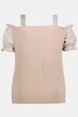 Traditionel bluse, snøring, blonder, bare skuldre, halværmer