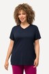 Functional Antibacterial Finish V-Neck Short Sleeve Knit Top