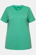 Functional Antibacterial Finish V-Neck Short Sleeve Knit Top