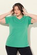 Functional Antibacterial Finish V-Neck Short Sleeve Knit Top