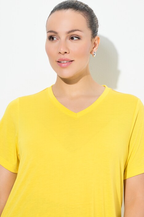 T-shirt technique antibactérien, décolleté en V et manches courtes