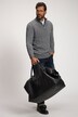 Weekender, bolsa de piel, piel de napa ovina, para ir de viaje
