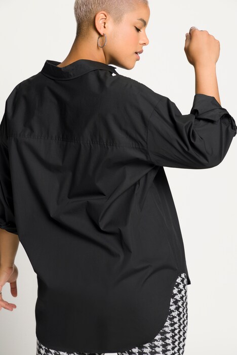 Chemisier# oversize à manches longues