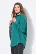 Fløjlsskjorte, oversize, skjortekrave, lange ærmer