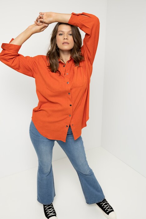Oversized Fit Corduroy Shirt