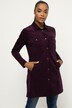 Longbluse Identity, Babycord, Hemdkragen, Langarm
