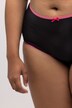 Midislips, set van 5, gekleurde randen