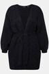 Cardigan, kabelsteek, oversized, strikcentuur