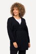 Cardigan, kabelsteek, oversized, strikcentuur