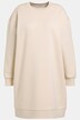 Sweatjurk, oversized, midi-lengte, ronde hals, lange mouwen