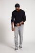 STHUGE Pullover, kleiner Stehkragen, Langarm, bis 8 XL