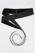Ceinture en cuir à nouer. Longs rubans