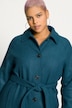 jas in wollook, oversized, overhemdkraag, lange mouwen