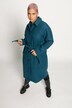 jas in wollook, oversized, overhemdkraag, lange mouwen