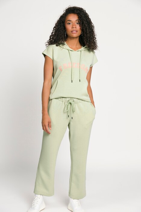 7/8-Jogpants Identity, Sweat, gerades Bein, Elastikbund