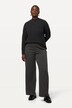 Pinstripe Straight Leg Marie Fit Stretch Knit Pants