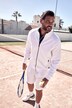 JAY-PI Sweatjacke, Tennis, Stehkragen, Zipper, Raglan-Langarm