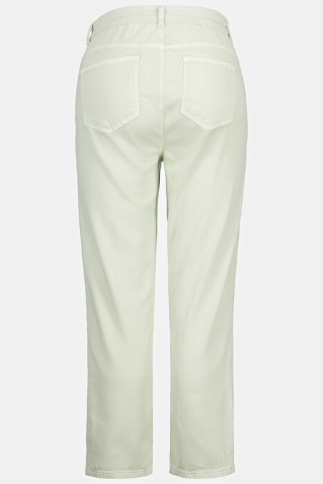 7/8-Jeans, weites Bein, aufgesetzte Taschen