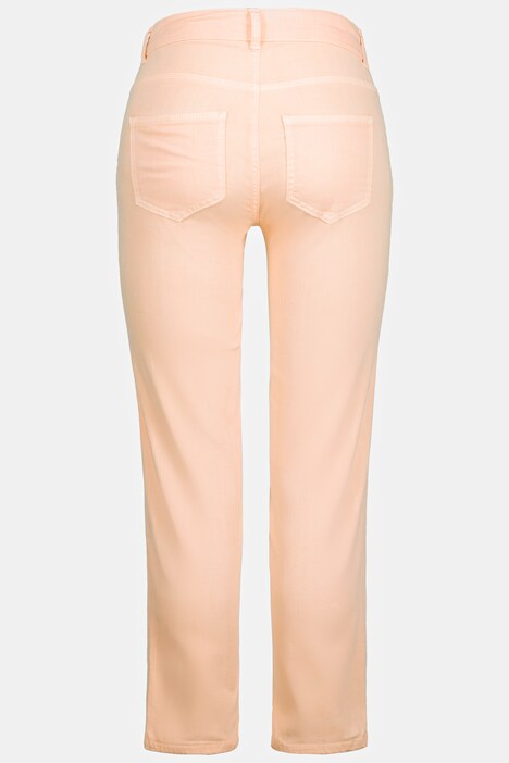 7/8-Jeans, weites Bein, aufgesetzte Taschen